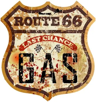 Hot Müüa Retro Aufkleber Route 66 Vana Kooli Mootorrattad Kleebis Rassi Retro Vintage Auto Kleebis ja Decal Teenetemärgi