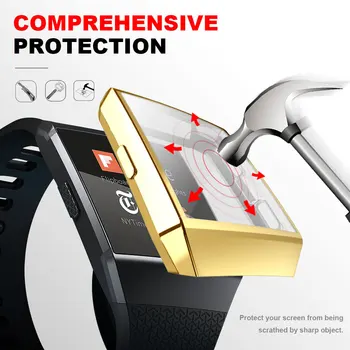 Anti-sügisel Watch puhul Fitbit Ionic Vaadata Luksus Mood Anti-fingerprint, Anti-scratch Kaitsta Juhul Kate Ionic Fitbit