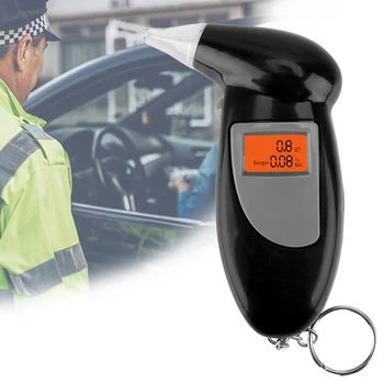 Tagantvalgustusega Ekraan Alkoholi Tester-Digital Alkohol Detector Alkometri Politsei Alcotest alkomeeter Tester 1tk Pihuarvutite