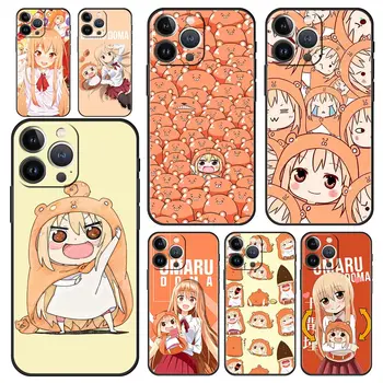 Himouto Umaru-chan Anime Doma Umaru Luksus Pehme Telefoni Case For iPhone 13 14 12 11 Pro MAX Mini-XR-X SE XS 7 8 Pluss Täielik Kate
