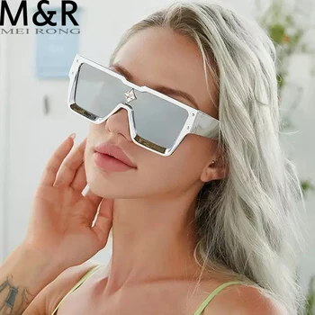 MEIRONG Luxury Crystal Liiga Naised Square Päikeseprillide Trendid Meeste Tooni UV400 Oculos De Sol Masculino Oculos De Sol