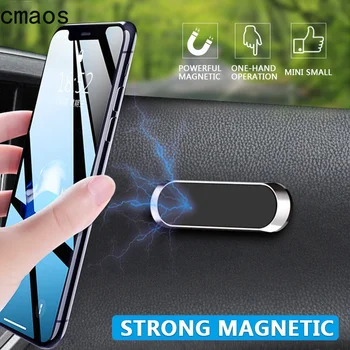 CMAOS Magnet Auto Telefoni Hoidik Armatuurlaual Mini Riba Kuju Seista iPhone Samsung Xiaomi Metallist Magnetiga GPS Car Mount Seina
