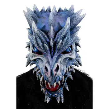 Reneecho Ice Dragon Täiskasvanu Mask Mood Halloween Mask Mehed Lateks Maskid
