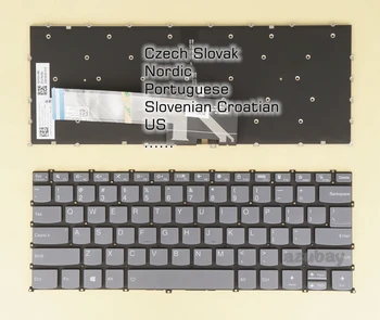USA tšehhi slovaki Põhjamaade portugali Sloveenia CR Klaviatuur Lenovo IdeaPad/ Flex 5-14ALC05 5-14ARE05 5-14IIL05 5-14ITL05 Backlit