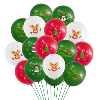 10tk Punane Roheline Valge Lateks Õhupallid Christmas Decoration Pool Täiskasvanud Pulm Teenetemärgid Heelium Globos Baby Shower Ballon