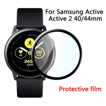 3D Kaardus Pehme Täis Serva Kate kaitsekile Samsung Galaxy Vaadata Aktiivne 2 40mm 44mm Active2 Screen Protector Pretection
