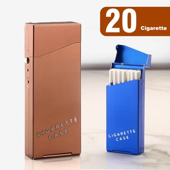20pcs Sigaret Slim Naiste Metallist Pikk Õhuke portsigar Box