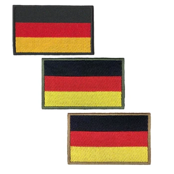 1TK saksamaa Lipp Saksamaa Armband Tikitud Plaaster Konks & Loop Või Raud Tikandid Velcros Pääsme Riie Sõjaväe Moraali Triip