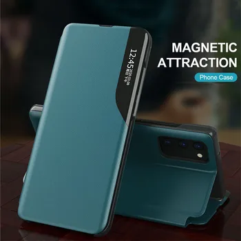 Smart Akna Vaadata Magnet Nahast Flip Case For Samsung Galaxy A11 A12 A31 A51 A71 A21s A22 A32 A52 A72 M21 M31 M52 A13 Kate