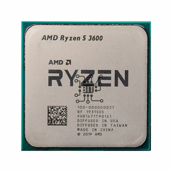 AMD Ryzen 5 3600 R5 3600 3.6 GHz Kuus-Core Kaksteist-Lõng CPU Protsessor 7NM 65W L3=32M 100-000000031 Pesa AM4