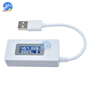 USB-Tester LCD Digitaalne Ekraan Battery Power Bank Laadija Voltmeeter Ammeter Võimsus Detektori USB Arst SM-3-7V