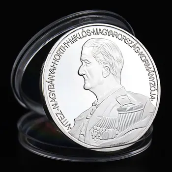 Holtimiklos, King, Ungari Laekuva hõbetatud Suveniiride Müntide Kogumise Loominguline Kingitus Basso-Relievo mälestusmünte