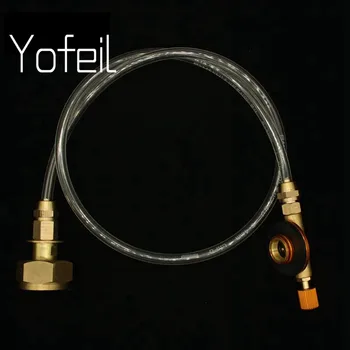 Yofeil Väljas Telkimine gaasipliit Propaan Täitke Adapter Gaasi Korter Silindri Tank Koppel Adapter gaasipliit tarvikud