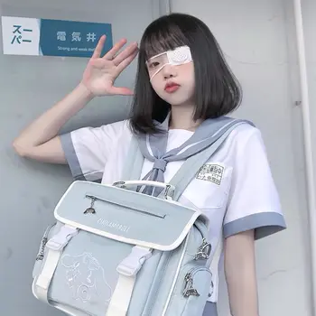 Jaapani Disainer, Vintage õlakott Brändi Suur Koer Ühtne Messenger Bag JK koolikotid Lõuend Käekotid Tüdruk Vabaaja Totes