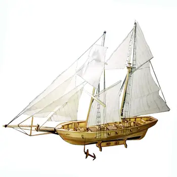 3D Laeva Mõistatusi Suur Harvey Purjekas Mudel Käsitöö Komplektid Mänguasjad Huvitav Ja