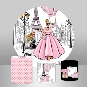 Ring Tausta Ringi Taustaga Mood Pariisi Tüdruk Taustaks Roosa Teemant Sünnipäeva Candy tabel Silindri Kaaned