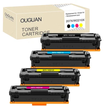 4 Värvi toonerkassetid HP 207A kooskõlas W2110A W2111A W2112A W2113A Printer