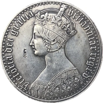 Ühendkuningriik 1 Crown - Victoria koopia mündid