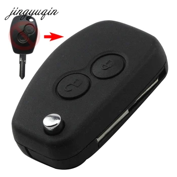 jingyuqin 10tk Kohandatud Flip Remote 2/3 Button Key Shell Võtmeta jaoks Renault Megane Modus Espace Kangoo Scenic Kokkuklapitavad fob Juhul