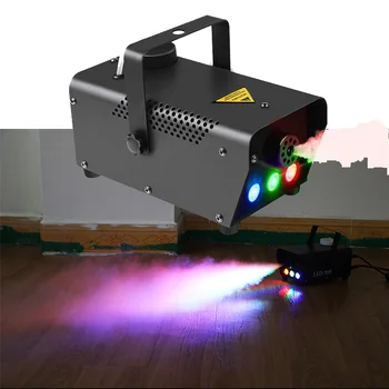 Mini 500W Udu Masin Traadita kaugjuhtimispuldiga RGB Segatud LED Värvikas Mõju Etapp Fogger Projektor DJ Disco Xmas Party Suitsu