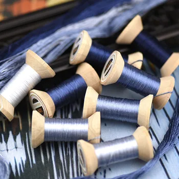 oriental blue tikandid niit/praktiline mini spool/suzhou tikandid niit /DIY ühine joon