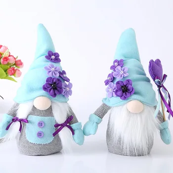 Poiss/Tüdruk Näota Nukk Lill Paharet Kääbus Gnomes Kaunistused Desktop Window Kujukeste Seisvad Nukud Mänguasi Lastele Kingitused Home Decor