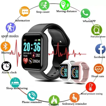 Smart Watch Mehed Naised Lastele Smartwatch Südame Löögisageduse, vererõhu Monitor Fitness Tracker Vaadata Nutikas Käevõru Android &IOS