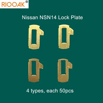 200pcs/palju NSN14 Auto Lock Reed Plaadi Nissan Auto Ukse Lukk Remondi Komplektid Messing Materjal 4 Mudelid Iga 50tk