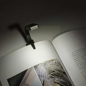 USB Laetav LED-Raamat Kerge, Paindlik Klamber Raamat Öö Valguses Lugemine Heledus Reguleeritav Õppe Lamp W3A0