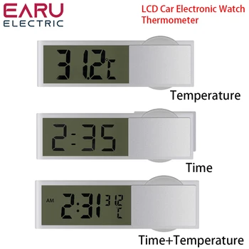 Mini Ilm Station Digital Auto Termomeeter Termostaat Taimer, Kell, Temperatuuri Vahendite Andur Seina Arvesti Tüüp LCD Display