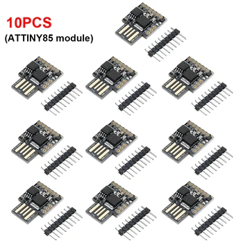 10TK TINY85 Digispark Kickstarter Micro Arengu Pardal ATTINY85 Moodul Arduino IIC USB-I2C Vastupidav Moodul Tarvikud
