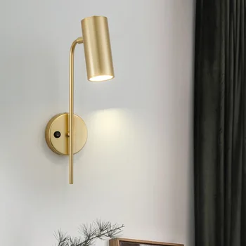 LED Põhjamaade elutuba Taust Seina Lamp Post Kaasaegse Loomingulise Lihtne ja Pööratav Magamistuba Öö Lambi Vahetus