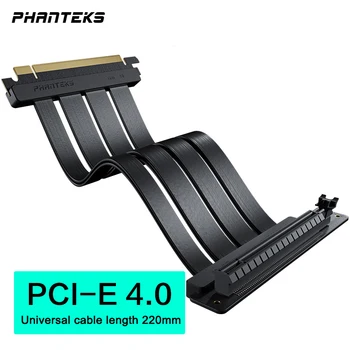 Phanteks PH-CBRS4.0 FL22 PCI-E 4.0 Graafika Kaardi pikendusjuhe 220mm Arvuti Vertikaalne 180 ° Kuni 90° GPU laienduskaardi