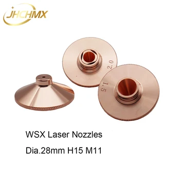 JHCHMX WSX Uus Fiber Laser Pihustid Kahe/Ühe Kihi Dia.28 H15 M11 WSX Fiber Laser Pea Osad Tehase Müügi