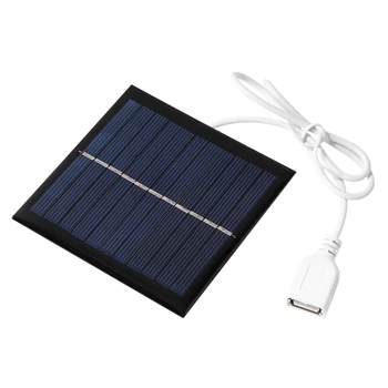 5V 400mA päikesepaneel Polükristalset Juhatuse 3W USB-Veekindel Kaasaskantav Väljas DIY Solar System for Mobile Telefon Aku Laadija