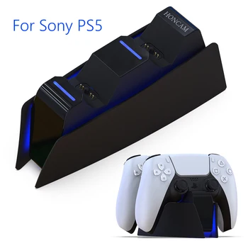 Wireless Controller Dual Laadija Laadimise Häll Sony PS5 PS5 Gamepad Desktop Power Station Dokk