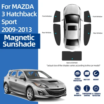 Näiteks Mazda 3 BL Luukpära 2009-2013 Mazda3 MPS Magnet Auto Päikesevarju Kilp esiklaasi Kardina Taga Akna Päikese Vari