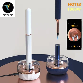 Bebird Märkus 3 Intelligentsed Visuaalne Ear Cleaner Wax Stick Korjaja Endoscope 1000W Täpsusega Mini Kaamera Tervishoiu Tweezer Otoscope
