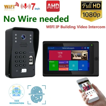 Mountainone Smart IP Video Intercom WIFI Video Ukse Telefon Uksekell WIFI Uksekell Kaamera IR Häire Traadita Turvalisuse Kaamera
