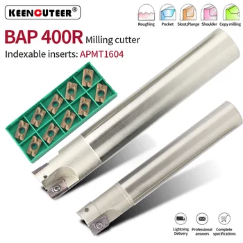 BAP400R milling cutter omanik õige nurga all freesimine CNC cutter igav baar karbiid milling cutter sobib APMT1604 tera