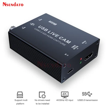 Ezcap327 4k HDMI-USB3.0 SDI Juhatuse Diktofon, Video Capture Card grabber Live Streaming Jaoks OBS Xsplit Videokaamera Meditsiinilise ARVUTI