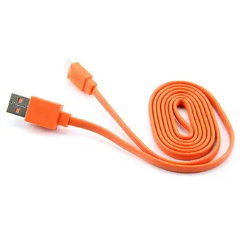 Asendamine BAAQII 1M USB Laadija Laadimise Andmed Juhe, Kaabel JBL Flip 3 4 Impulss 2 Kõlar Oranž Vastupidav, Praktiline AP1981