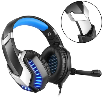 Professional Gaming Kõrvaklapid LED Valgus Bass Stereo Müra Vähendamise Mic Gamer Peakomplekti PS4 PS5 Xbox Sülearvuti, Juhtmega Peakomplekt