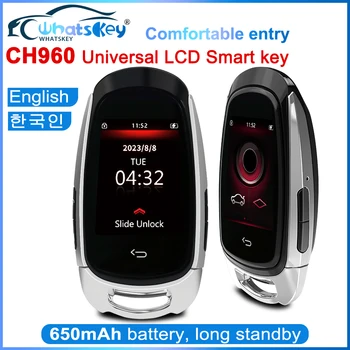 Universaalne CH960 Smart Remote Key LCD Ekraan, Mugav sissepääs Auto Lukustada Võtmeta avamis-ja käivutussüsteem BMW/Audi/Ford/Mazda/Toyota/Porsche/VW/KIA