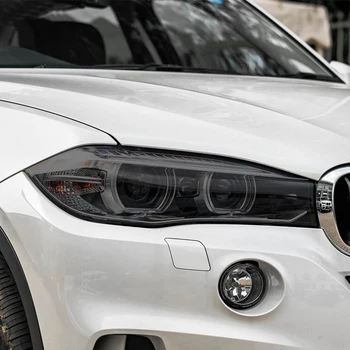 2 Tk Auto Esitulede kaitsekile Esilaterna Läbipaistev Must TPÜ Kleebis BMW X5 G05 F15 M F85 2019 Tarvikud