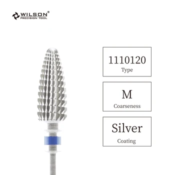 Suur Koonuse - Silver - Keskmise(1110120) - WILSON Karbiid Nail Drill Bit