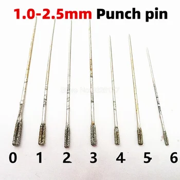 Teemant Kaetud Drill Bit Tahke Bitti Pin Punch Needle Ehted Keraamiline Jade Avärav Klaas Amber Rippuvad Mill Crystal Puurimine