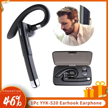 1tk YYK-520 Kõrvaklapid 5.0 Bluetooth Peakomplekt, Rippuvad Earhook Kõrvaklapid Veekindel Sport Stereo Earbud Headset koos Mic