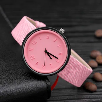 Kuum Mood Naiste Kellad 2020 Nahast Daamid Vaadata Naiste Candy Kellad Tüdruk Watch Lihtne Kell reloj mujer zegarek damski