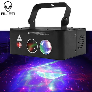 VÄLISMAALASE RGB Aurora Tähine Star Laser Valgus Projektor Sinine LED Vee Laine Etapi Valgustuse Mõju Isiku Puhkus DJ Disco Baar Xmas